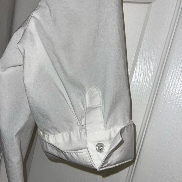 7th Avenue New York & Company White Contoured Button Down Blouse Size Large - Picture 8 of 11